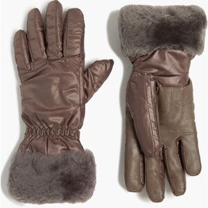 UGG Fontanne Genuine Shearing Trim Gloves